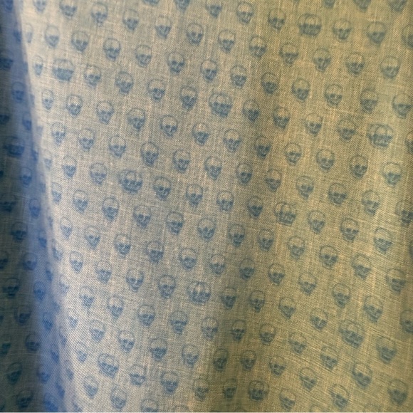 Peter Millar Shorts Mens 32 Blue Shackleford Performance Chino Skull Print - Picture 3 of 7